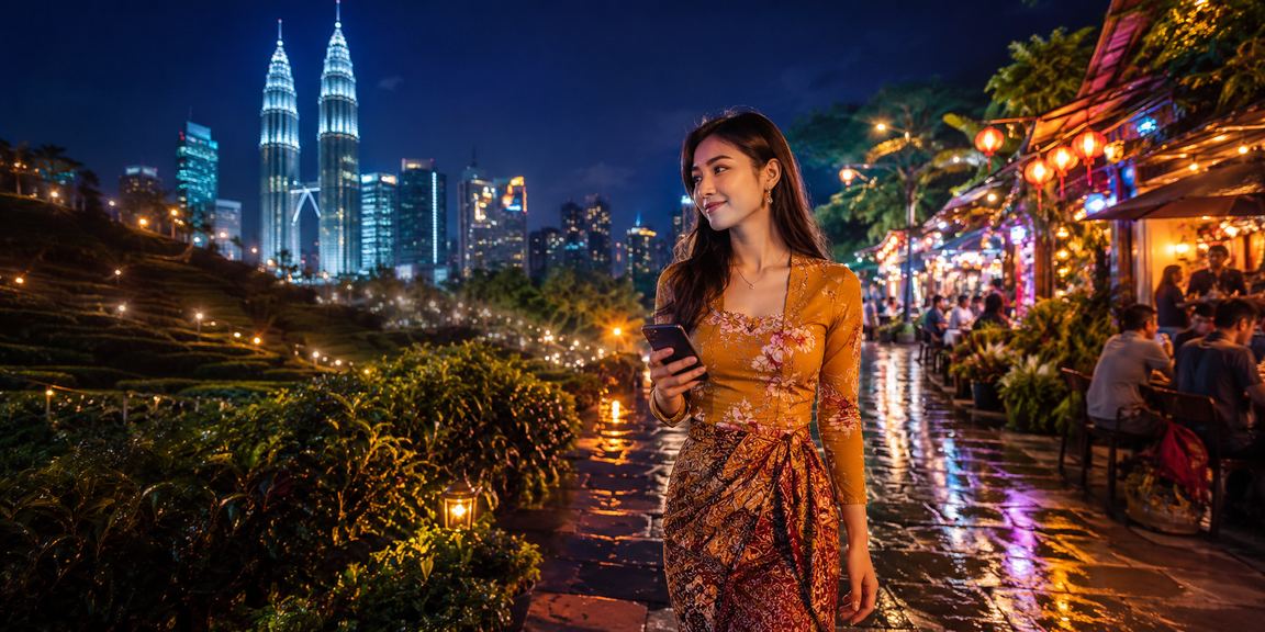 Pengguna di Kuala Lumpur log masuk ke kasino mudah alih happyhappy88 dengan mudah